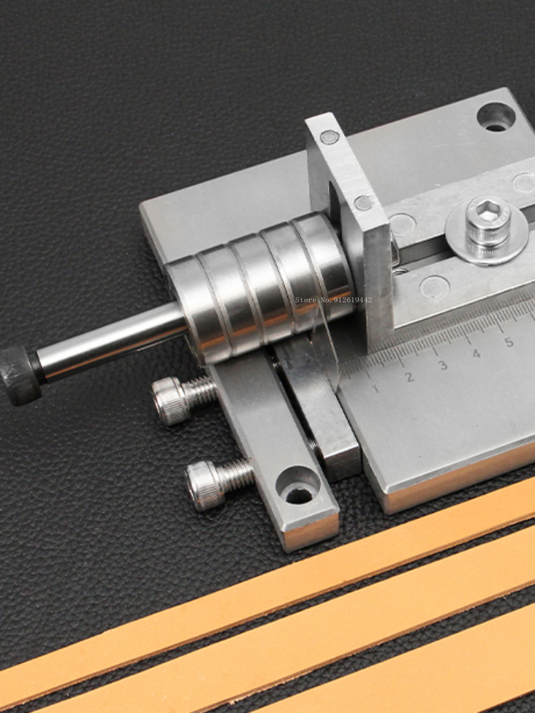 Metal Material Handmade Leather Cutting Machine DIY Handwork Making Leather Belt/shoulder Belt/watch Band Auxiliary Cutting Tool