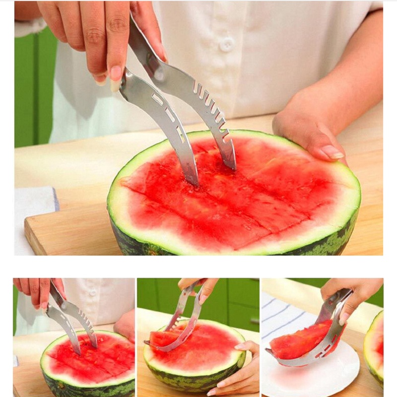 Coupe-couteau en acier inoxydable | Coupe-couteau et boules à glaces boule de Melon, cuillère Double taille, outils de cuisine
