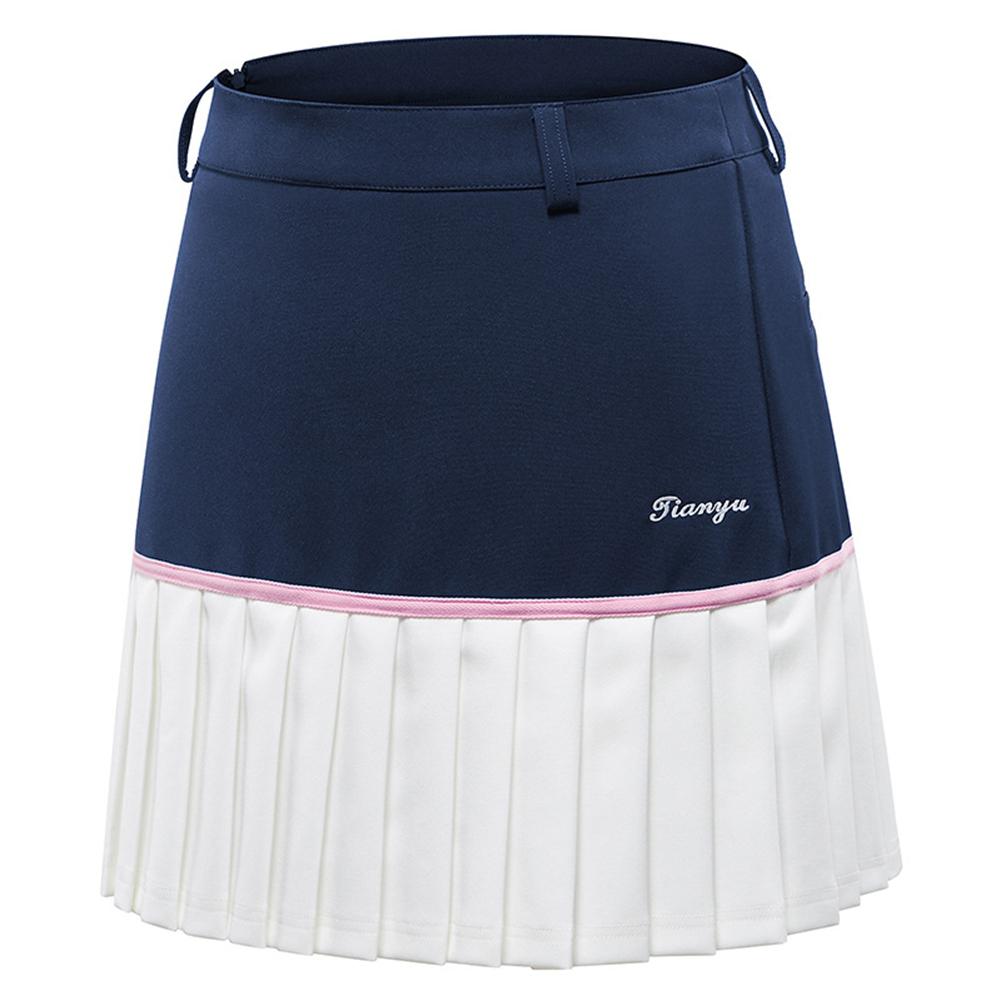 Himiss sommer efterår golf nederdele sport pige tennis badminton plisseret halvlængde nederdel sikkerhedstrik korte bukser: Xs