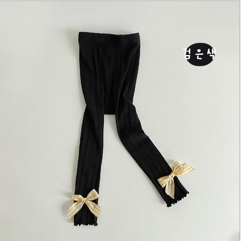 Mallas para niños de 2-8 años, , primavera , pantalones con lazo de dibujos animados, pantis para niñas: 1 / L