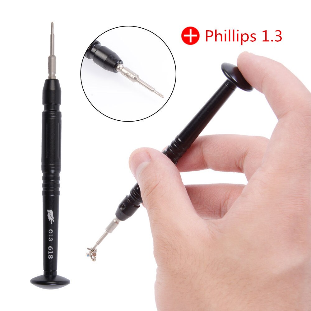5 In 1 Mini Precision Screwdriver Set Hands Tools for iPhone X 7 8 plus for Samsung Phone Tablet and mainboard Repair: 1pcs Phillips 1.3