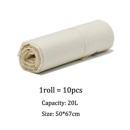 Kitchen Environmentally Biodegradable Garbage Bags Compostable Bags PBAT + PLA + starch 44*60CM: Default Title