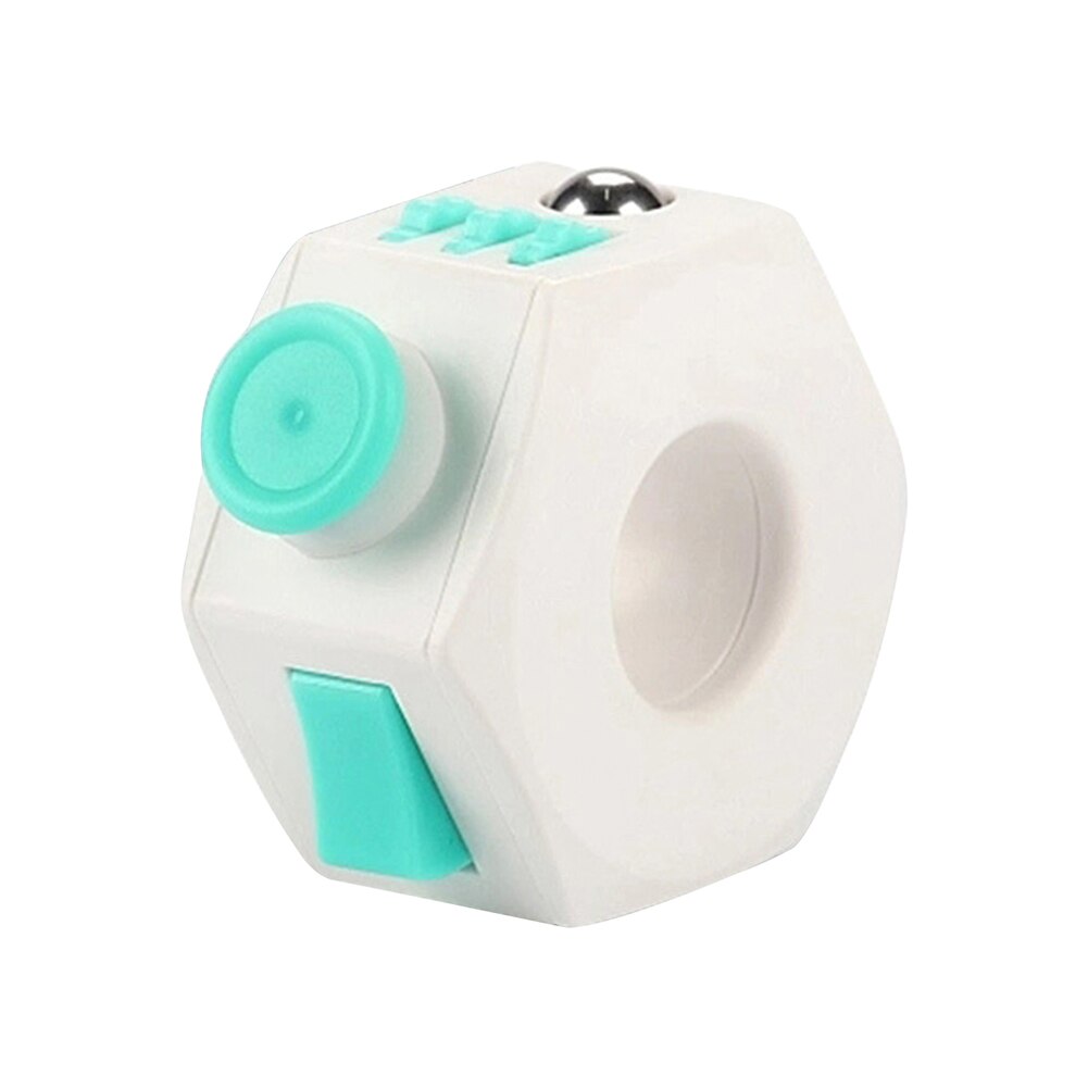 Plastic Vent Fidget Speelgoed Verveling Vinger Speelgoed Kantoor Stress Handen Kids 6 Kanten Anti Stress Cube Spinner Creativetoys: A