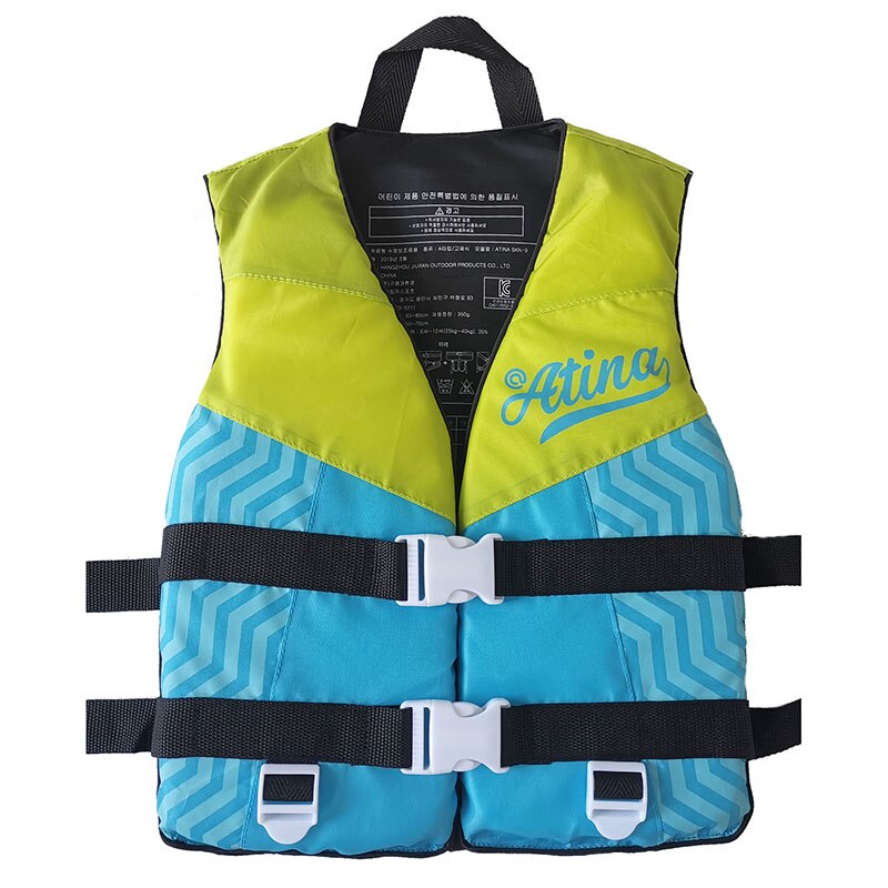 Chaleco salvavidas para niños de 7 a 10 años, salvavidas de espuma de aprendizaje, para nadar, hasta 35 KG: Blue Green