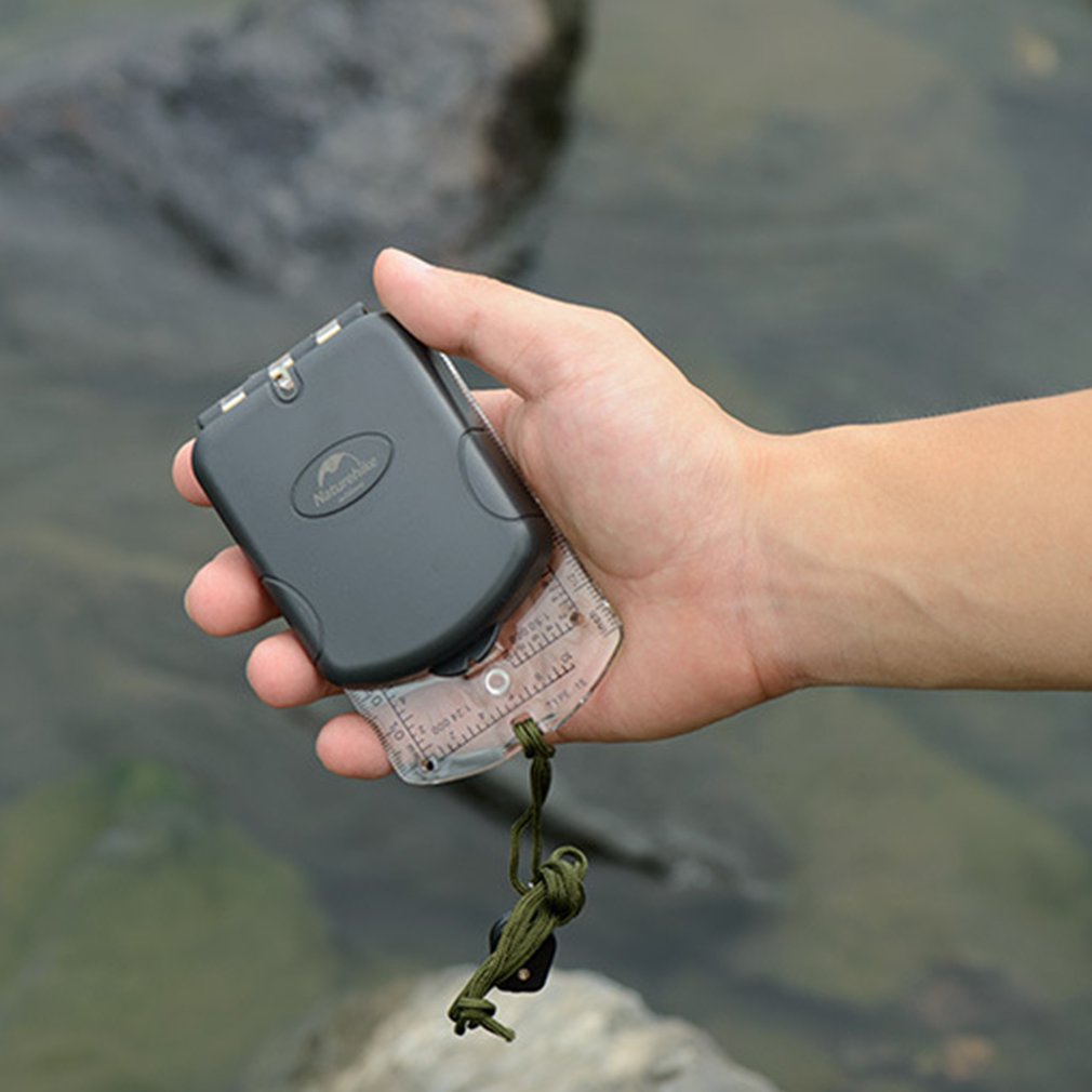 Outdoor Camping Compass Geologic Fluorescent Portable Digital Compass Outdoor Climbing Hiking Camping Tools