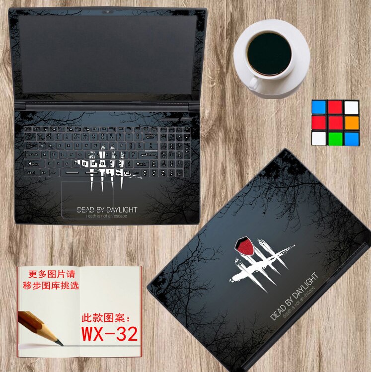 Color film Laptop Sticker Decal Skin Cover Protector for MSI GS66 15.6": WX-32