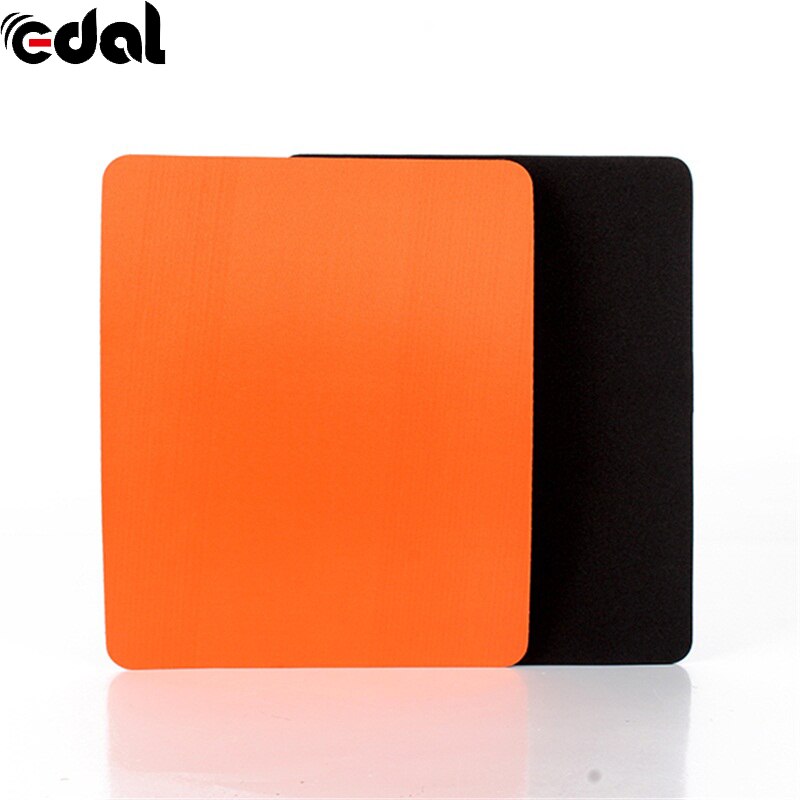 215*175*3mm Unique Durable Mouse Pad Mat Useful Mice Pad For Optical / Trackball Mouse Mat Black/Orange