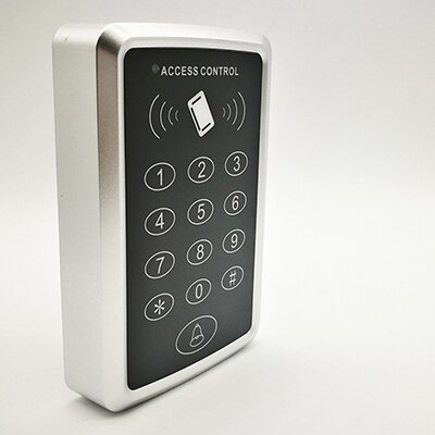 Standalone Access Controller with 10pcs EM keychains RFID Access Control Keypad digital panel Card Reader For Door Lock System: No Keyfobs