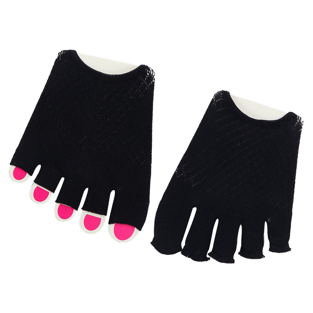 Summer Cotton Half Palm Five Fingers Socks Ladies Invisible Thin High Heel Front Foot Open Toe Hosiery Non-slip