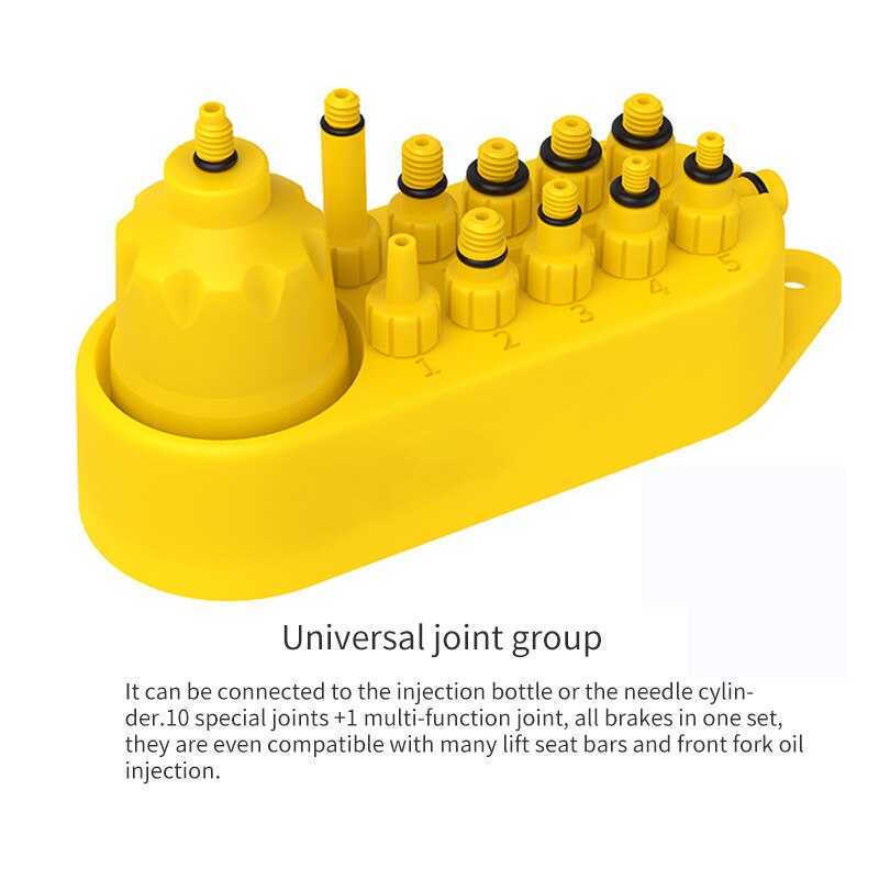 1 Set Bike Brake Repair Tools Kit Respond Bicycle Hydraulic Disc Brake Oil Bleed Kit Tools Bike Brake Repair Accessories