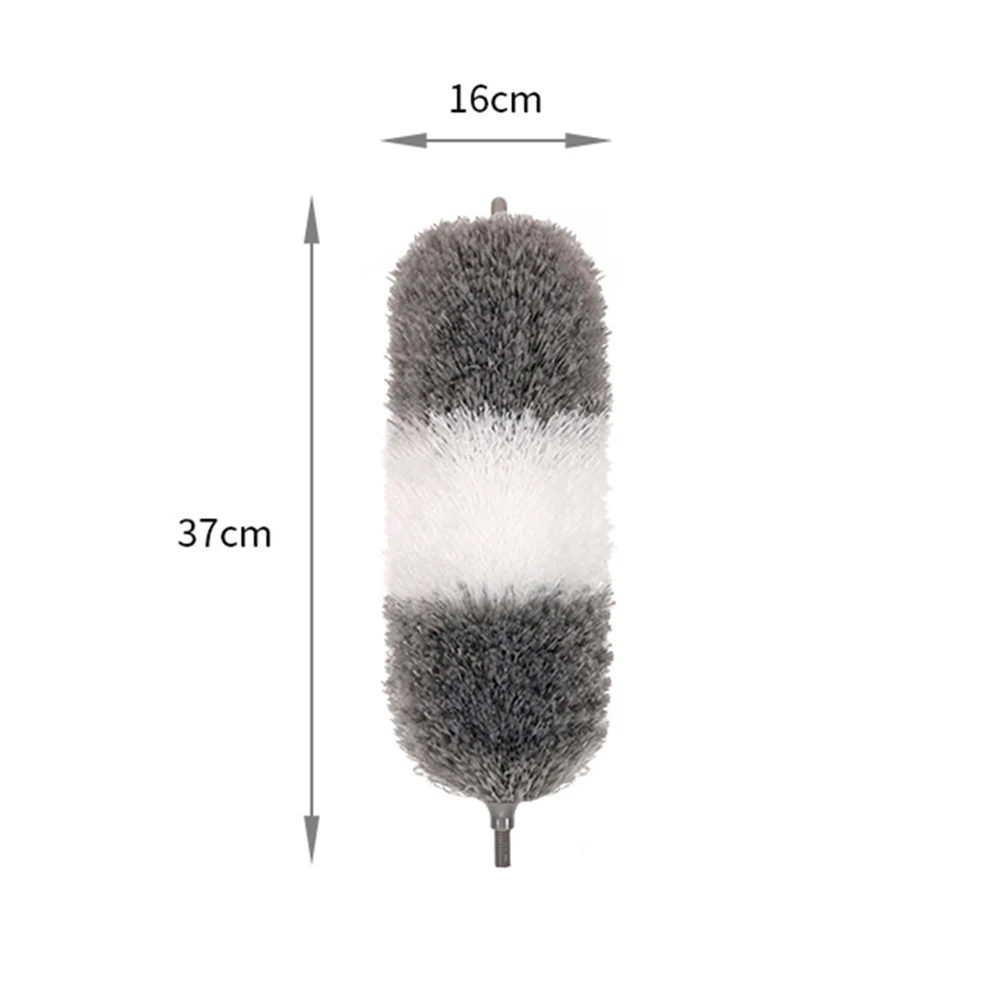 Microfiber Duster Extendable Duster Cleaner Brush Telescopic Ceiling Microfiber Brushes Bendable Dust Cleaning: Red