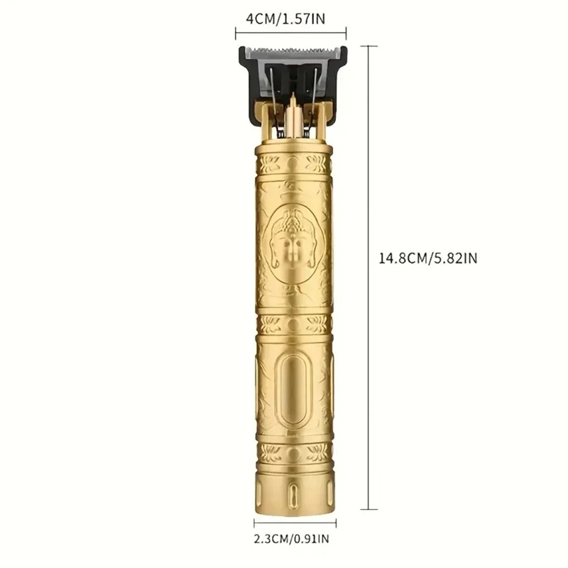 Carving Tondeuse Professionele Haarsnijmachine Kapper Oplaadbare Tondeuse Metalen Kapsel Machine Clipper voor Mannen