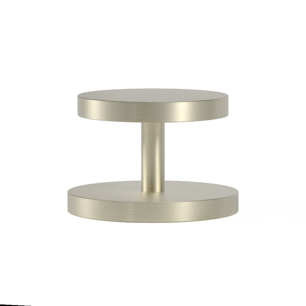 Espresso Foamer Koffie Sabotage Premium Aluminium Solide Zware 51Mm 58Mm Twee Side Base Koffieboon Druk Zilver goud Zwart: Goud