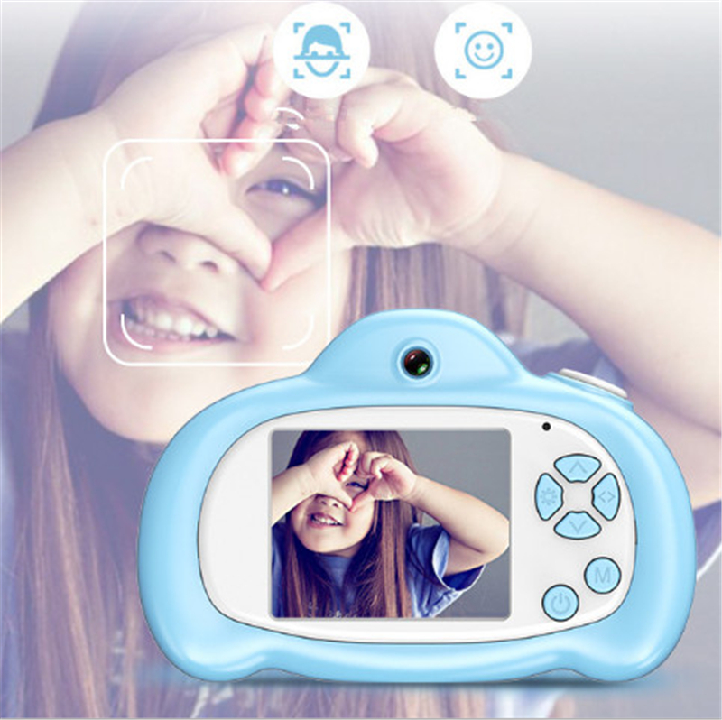 Minicamera kinderspeelgoed  hd 1600w pixels digitale camera projectie video dubbele camera's grappige babyjongens meisjes kinderen