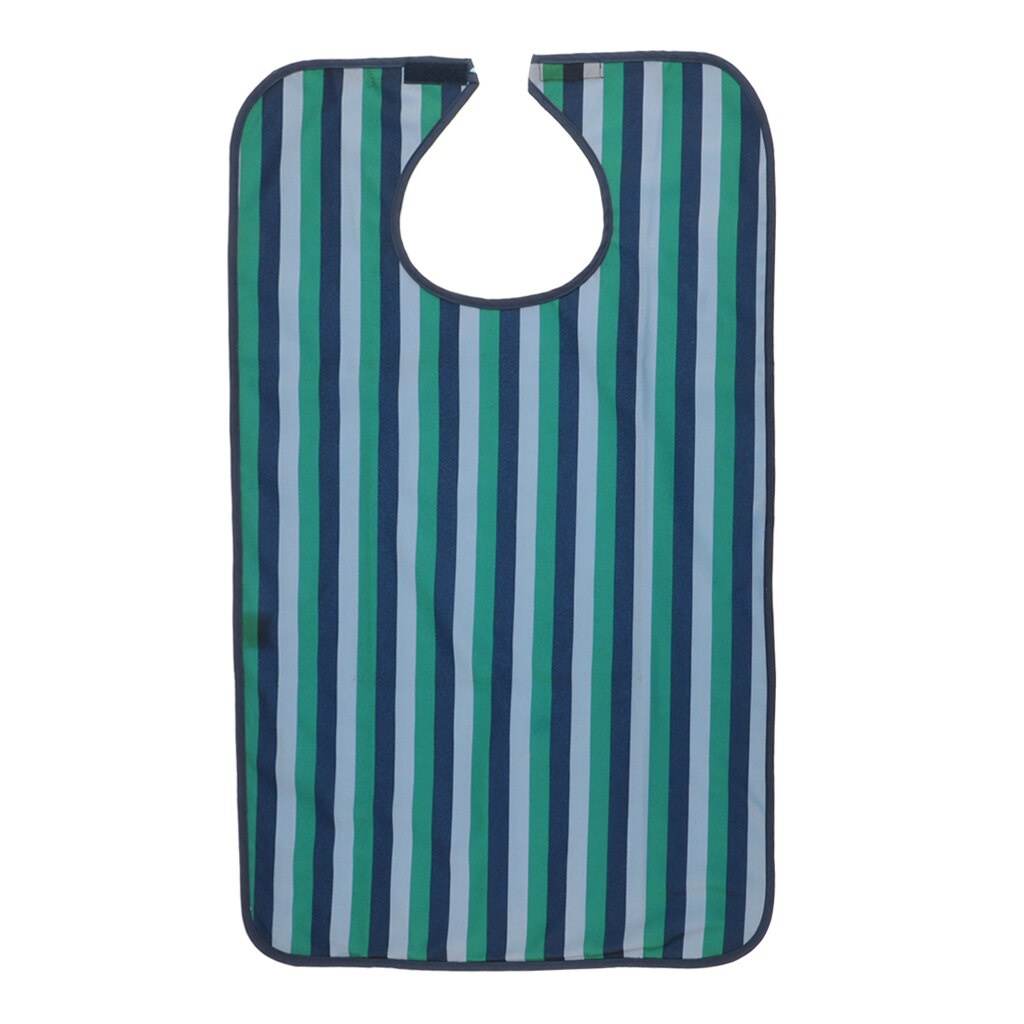 Bavoir de repas réutilisable en PVC, vêtement protecteur pour personnes âgées: Green