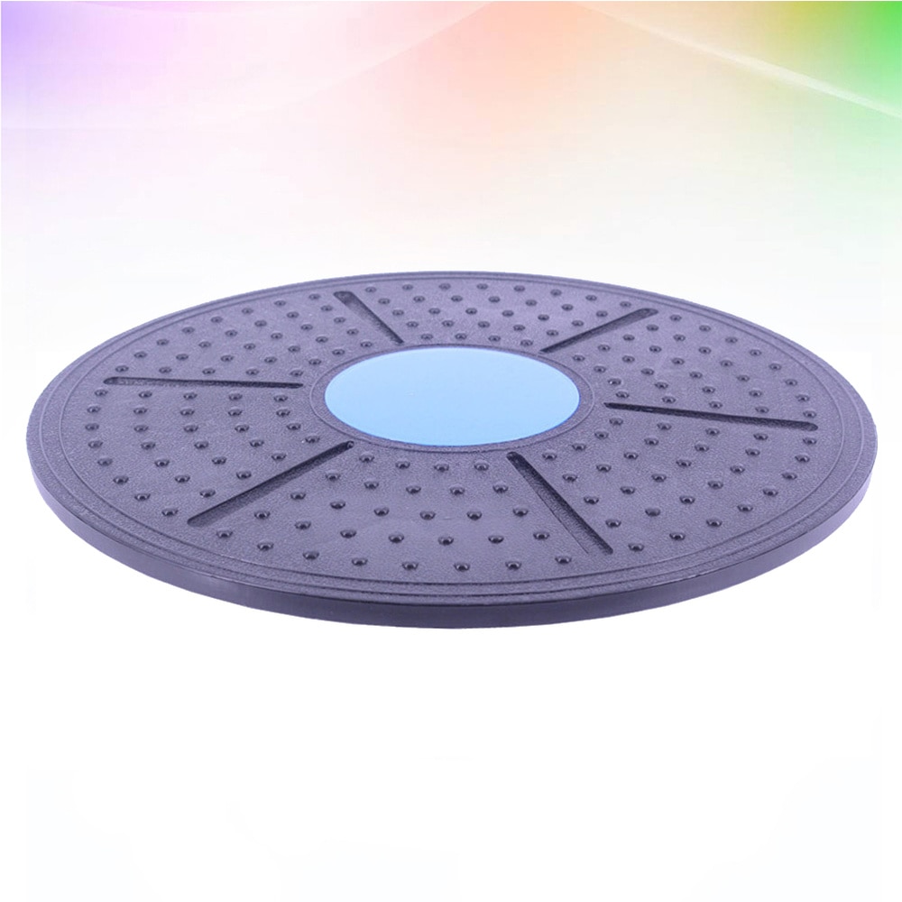 Anti-slip Standing Plate Wobble Balance Board Anti Fatigue Mat Rocker (Random Color)