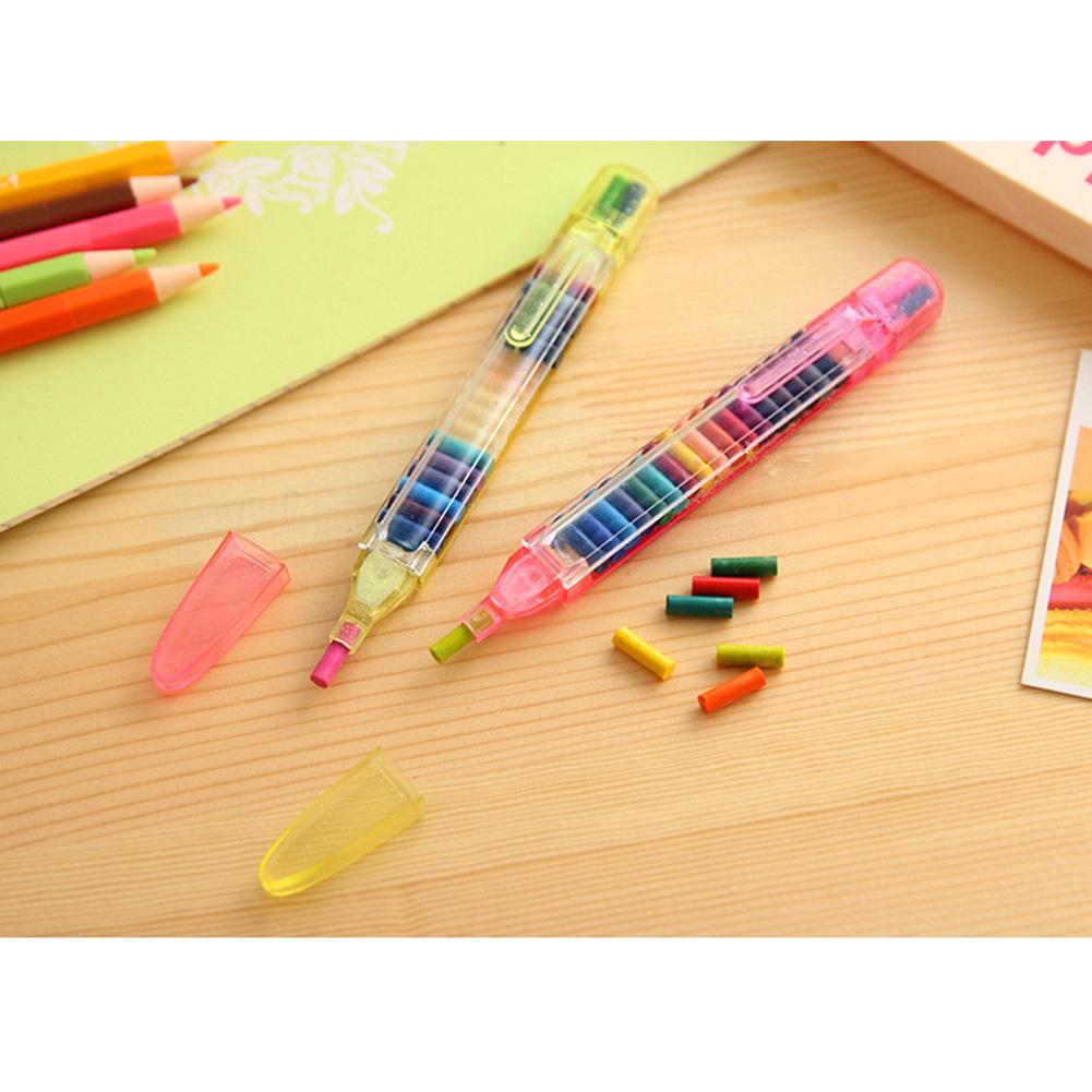 1 Pcs Kleurrijke 20 Kleuren Niet Giftig Krijt Set Olieverf Pen Voor Kinderen Studenten Tekening Pen Kunst Schilderen schoolbenodigdheden