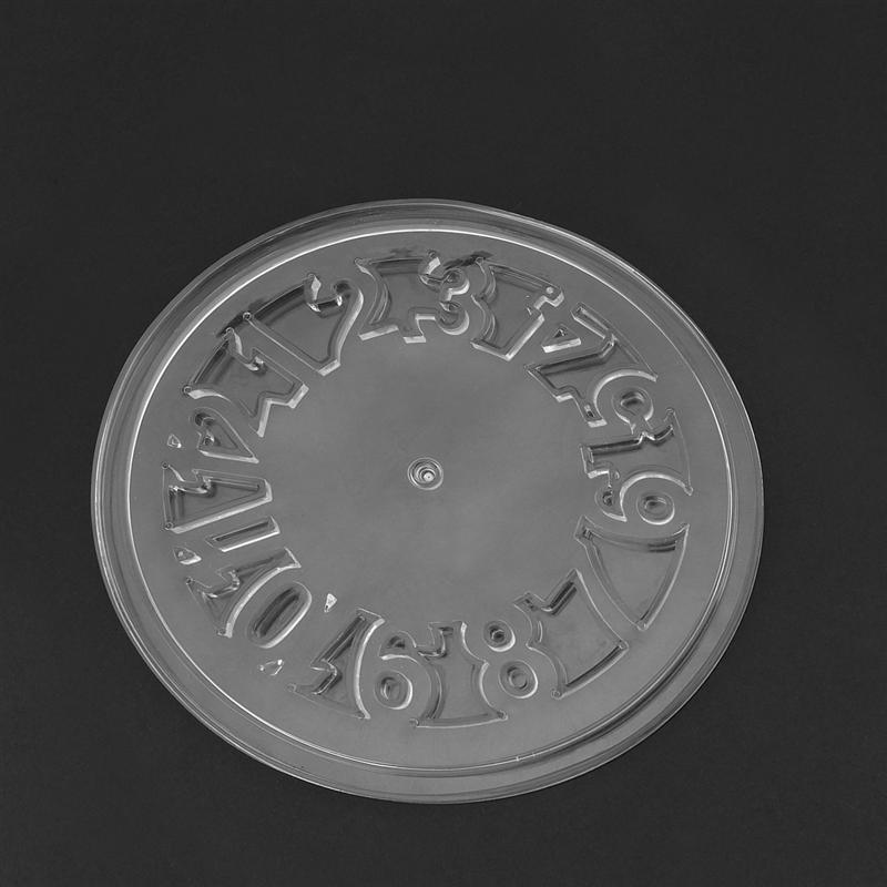 DIY Clock Silicone Mold Casting Tools Handmade Arabic Roman Numerals Clock Model Crafts Making Decoration Tool