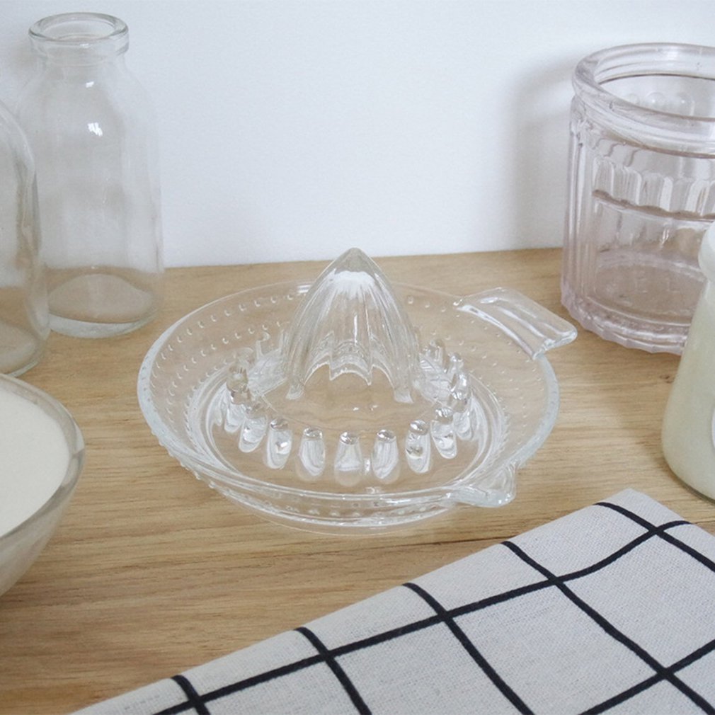 Glass Manual Juicer Citrus Fruit Juicer Kitchen Orange Lime Lemon Squeezer Fruit Press Juice Machine Fruit Extractor