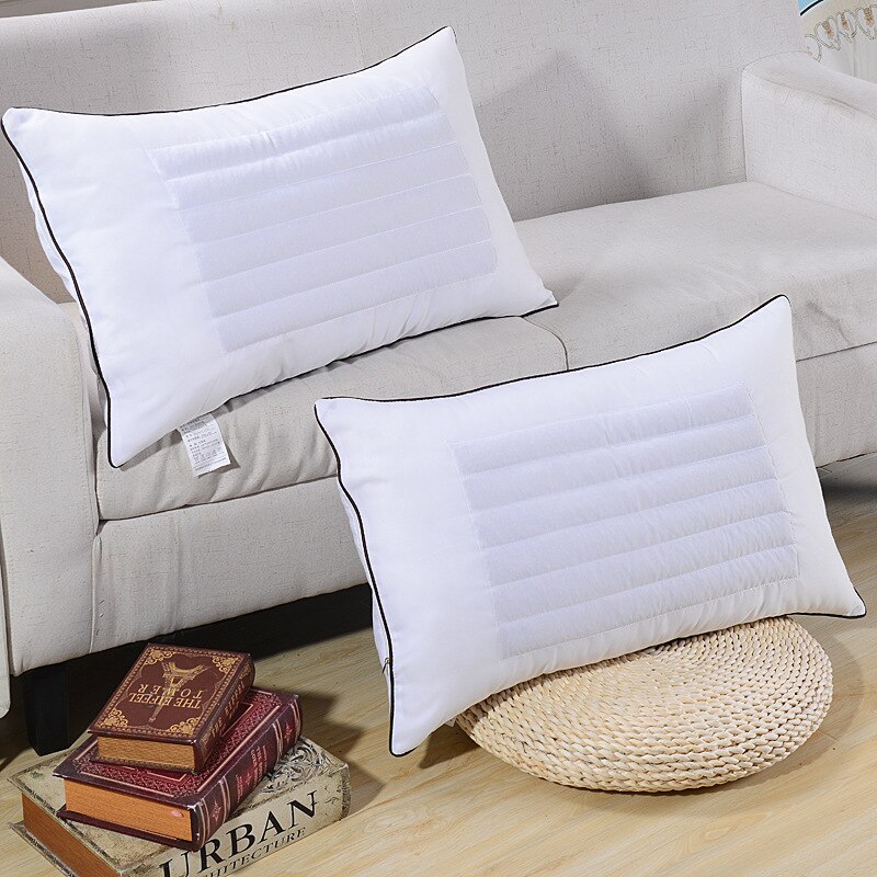 Nekkussen Boekweit Vulling Kussen Gebreide Katoenen Bescherming Cervicale Gezondheidszorg Beddengoed Kussens Enkele Maat Ongeveer 45X73CM: White 1pc