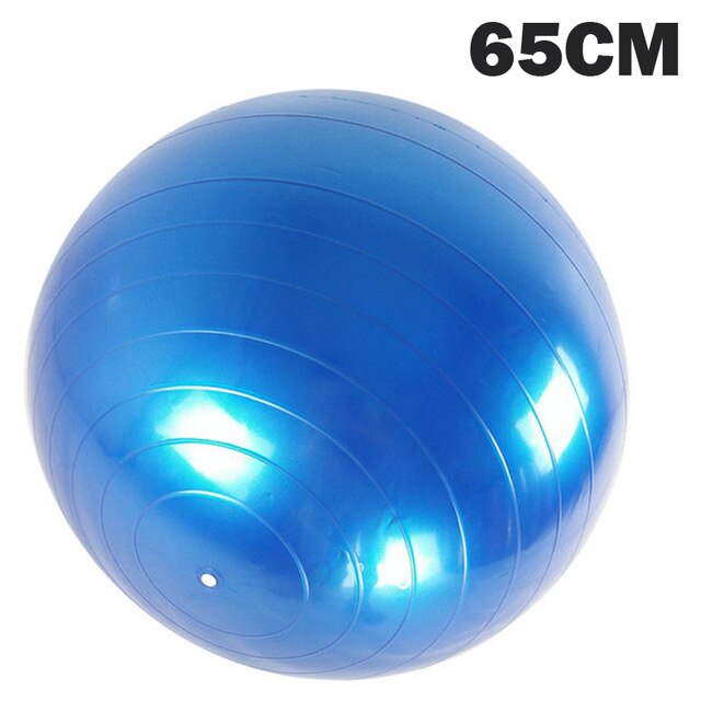 Yoga Palle E Sfere di Sport Bola Pilates Fitness Palestra Equilibrio Esercizio Pilates Allenamento Sfera di Massaggio Alleviare Il Dolore 45 centimetri 55 centimetri 65 centimetri 75 centimetri UNA Palla: 65cm blue