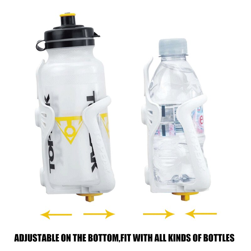 Soporte de botella de plástico TOPEAK TMD05 para bicicleta de ingeniería, soporte de soporte para botella de agua y montaña ajustable