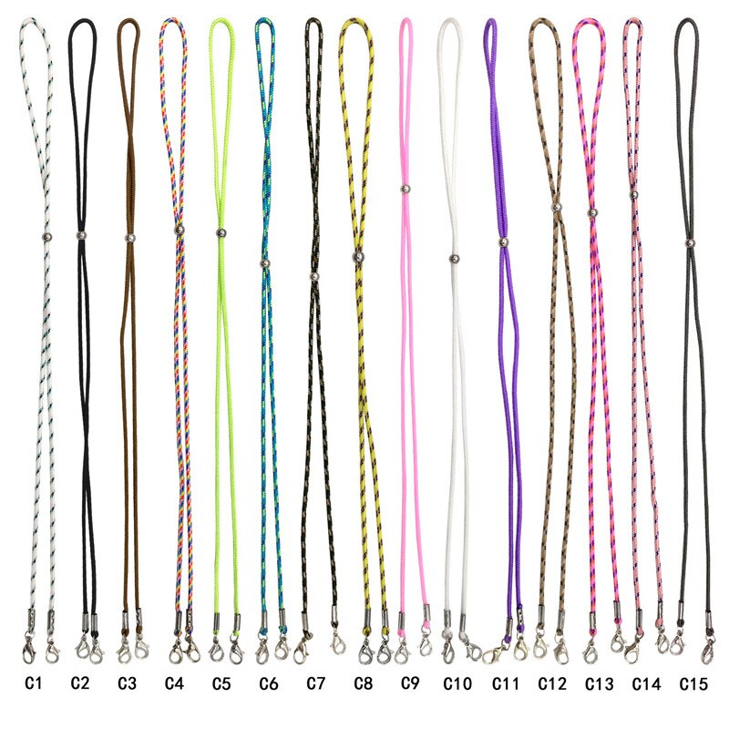 Cadena de lentes de cuerdas colgantes para mascarillas para hombre y mujer, cadena de gafas de sol de , soporte para mascarillas, correa para el cuello, nueva de Corea