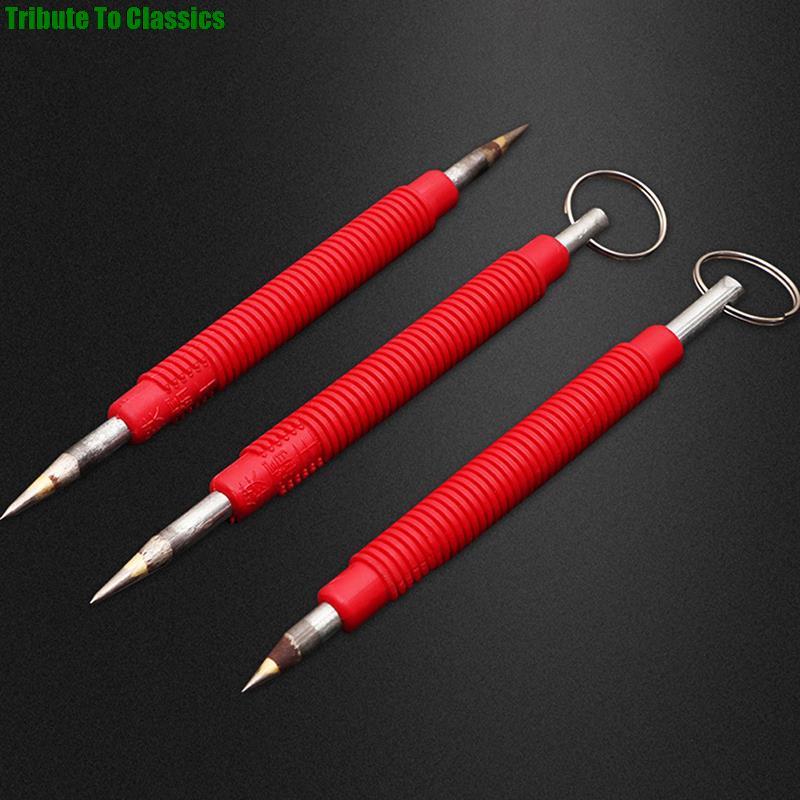 HEASOME 1 Set Speksteen Pen Speksteen Potlood En Houder Kit Lassen Gereedschap Speksteenpennen Met Vullingen Spot Platen Chemie Lassen Pen Koper Verwijderbaar Jie Dao