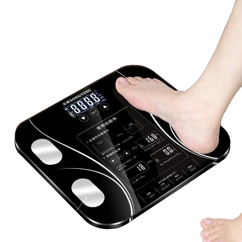 Digital trådløs telefon modtager smart kropsfedt gulvskala bmi vægt monitor sundhedsanalysator fitness tabe sig værktøjer