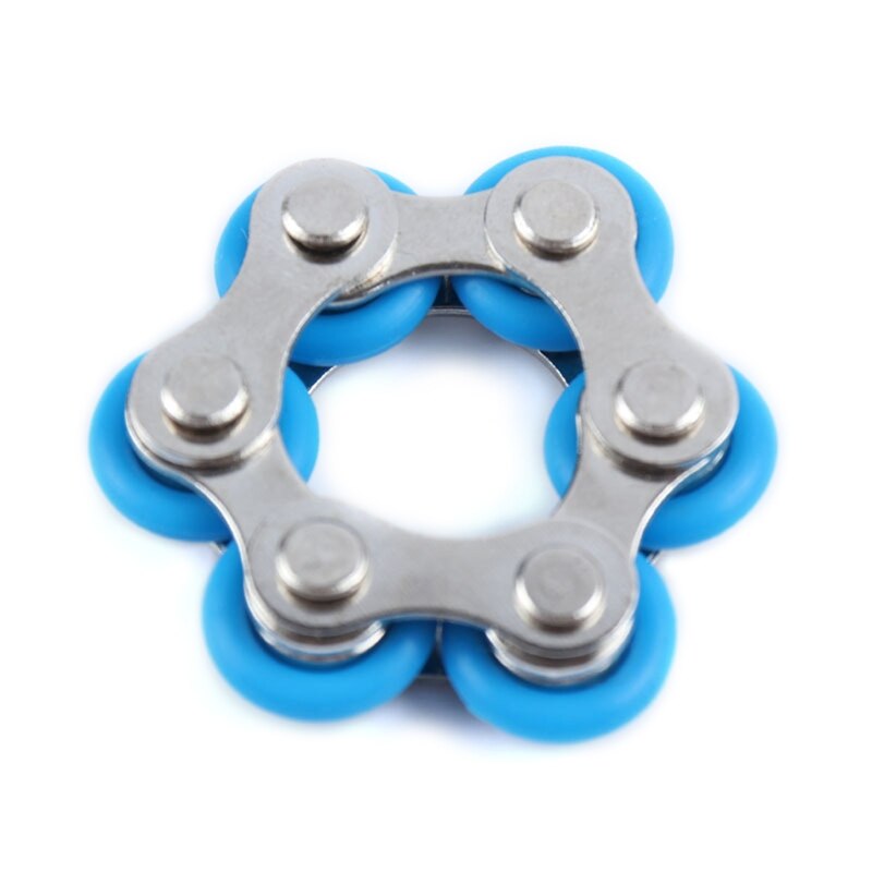 Foreign trade 6-section Key Ring Fidget toy to relieve pressure and vent toy bicycle decompression chain: LB