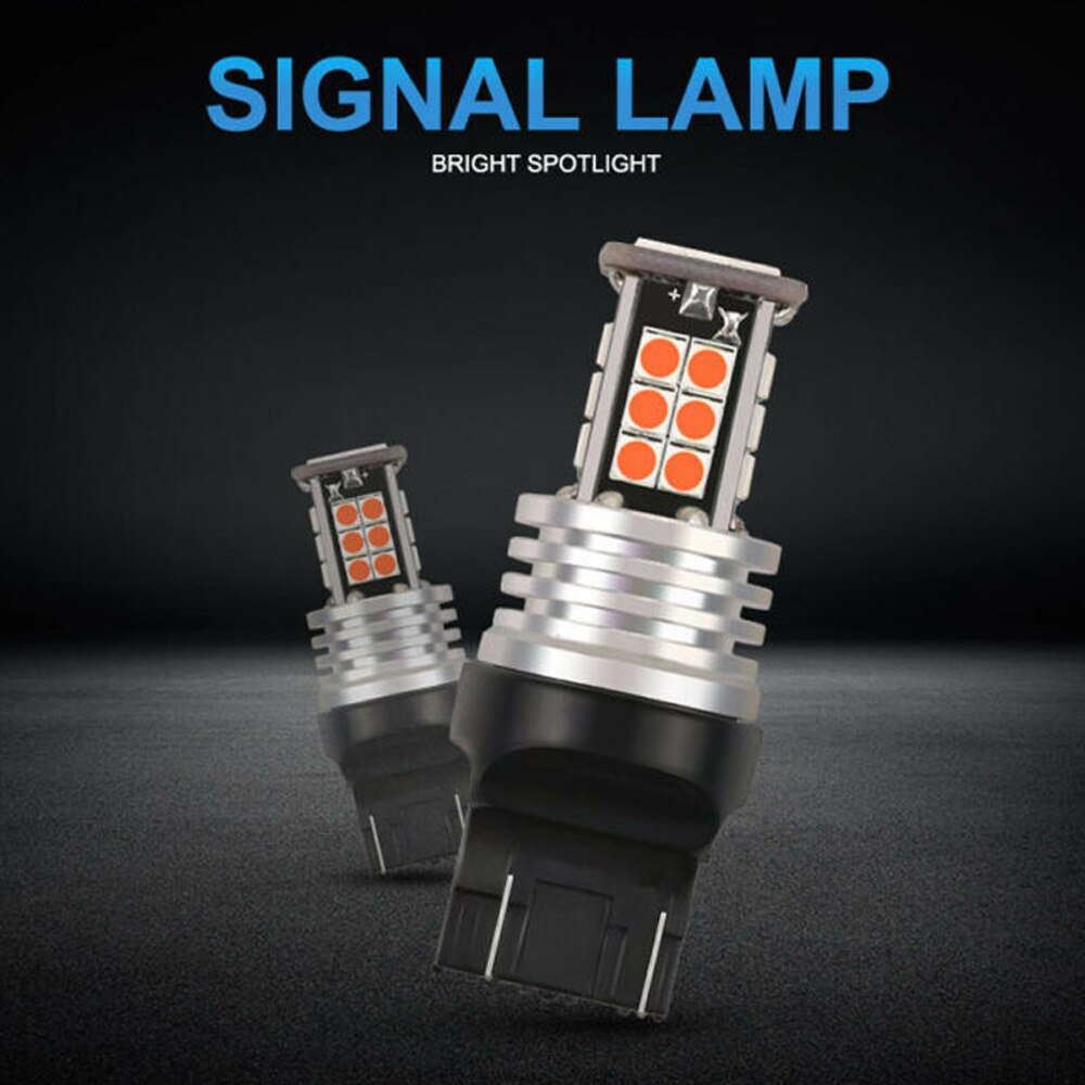 Lamp richtingaanwijzers 24 smd auto rem achteruitrij accessoires  t20 2 stuks