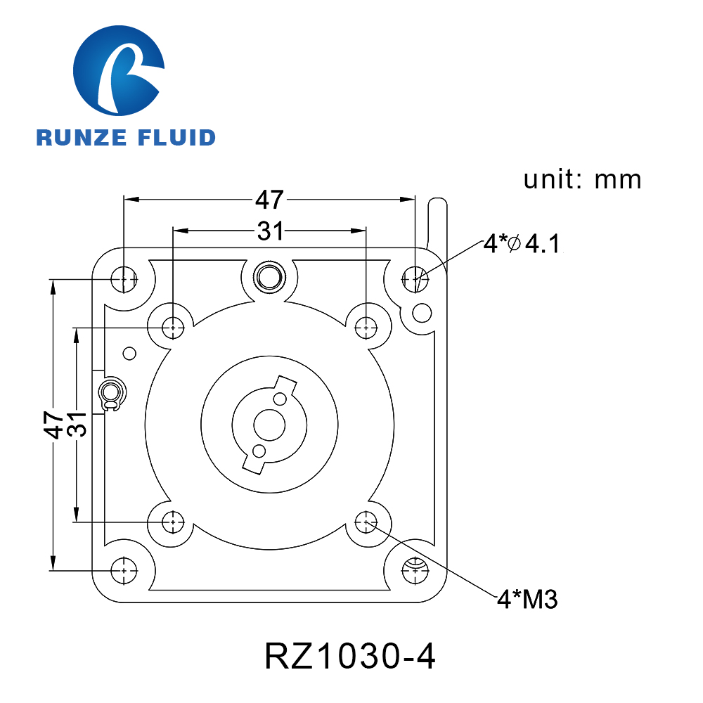 Fluid Transfer Low Flow Mini Peristaltic Pump Head Anti Weak Corrosive Liquid