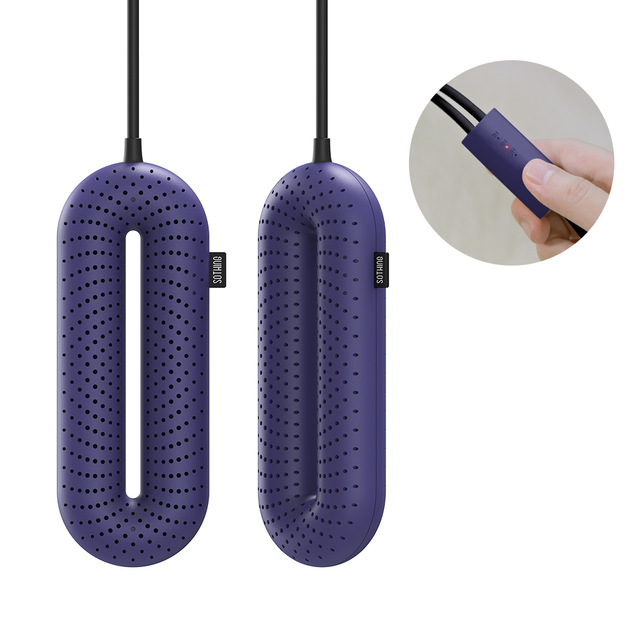 Xiaomi Sothing asciuga scarpe sterilizzatore temporizzato funzione UV protezione piedi odore deumidificazione dispositivo asciuga scarpe riscaldatore deumidificazione: viola con timing
