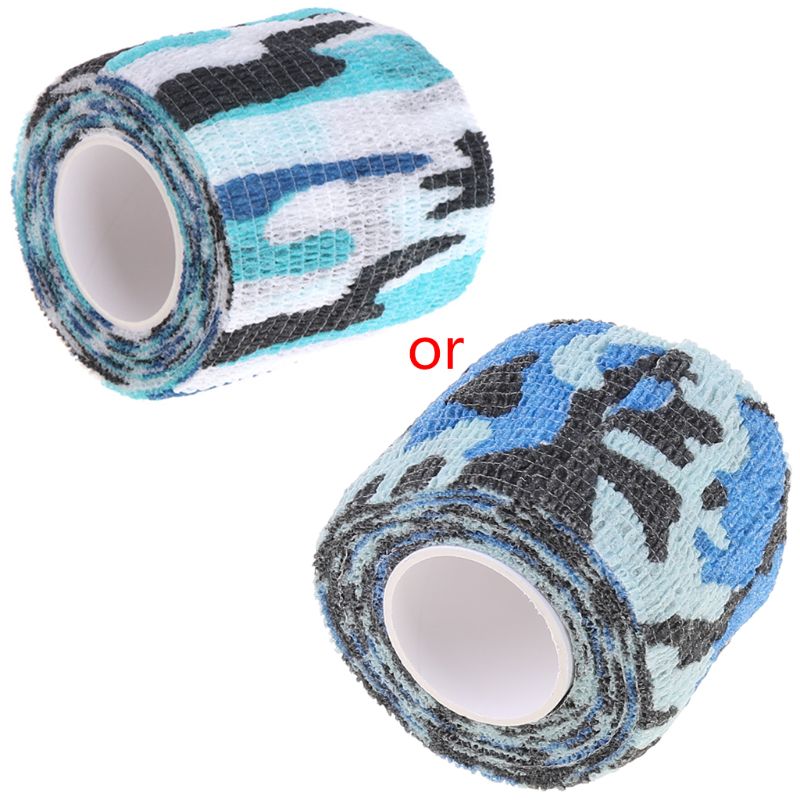 Camouflage Tape Adhesive Roller Wrap Scroll Outdoor Guise Elasticity Bandage: 2