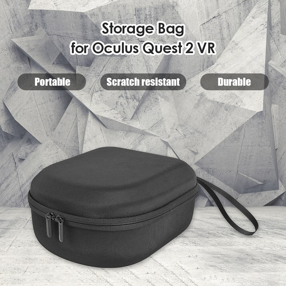 Travel EVA Carrying Case for Oculus Quest 2 VR Headset Controller Storage Case Portable Case Electronic Equipment Accessory