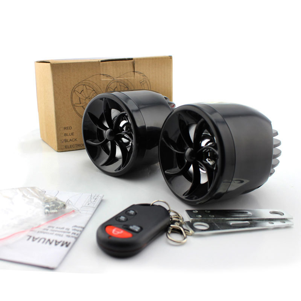 Reproductor de MP3 y Radio para motocicleta, altavoz de 7W para Moto con compatibilidad con FM, USB, SD, AUX, resistente al agua, accesorios para altavoces y motocicletas