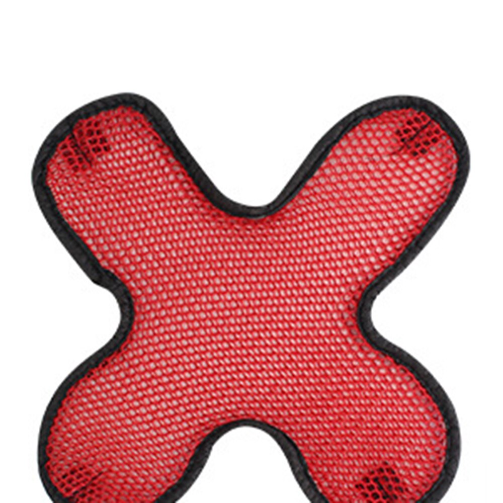 Motorcykelhjälm inre kuddar andas skoter motorcykel 3d honeycomb mesh moto hjälm kudde buffert hjälm kuddar: Röd