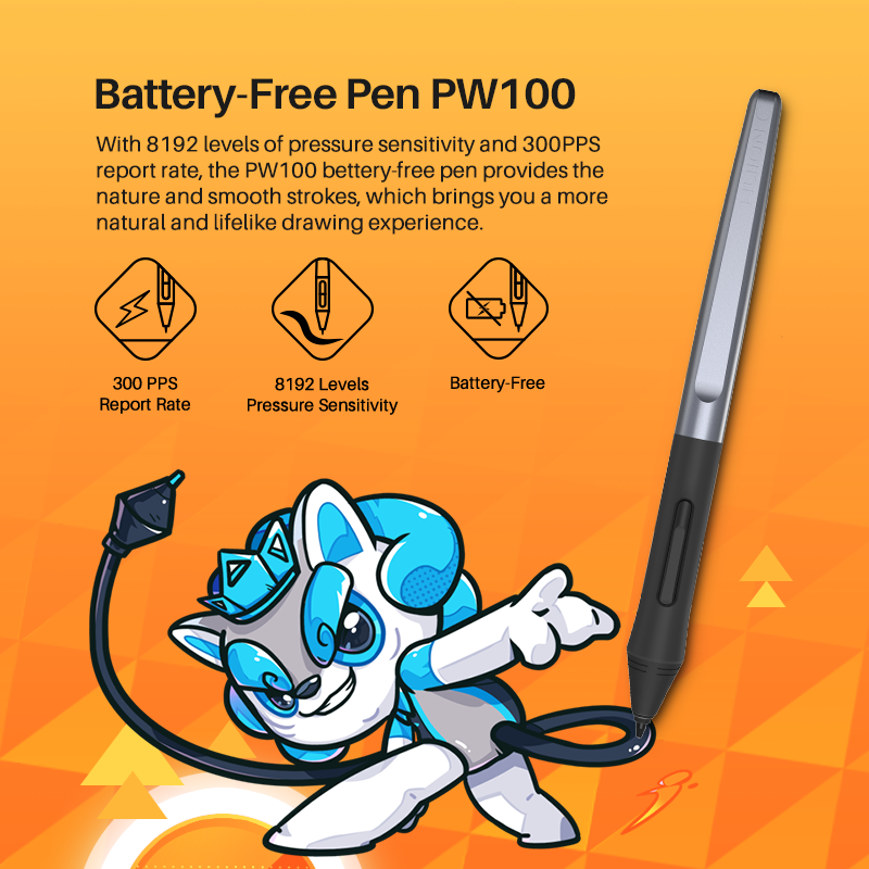 Huion-tableta gráfica H420X, bolígrafo de dibujo Digital, almohadilla de firma, compatible con Android OS, 8192 niveles, interfaz tipo C, 300PPS, tasa de informe