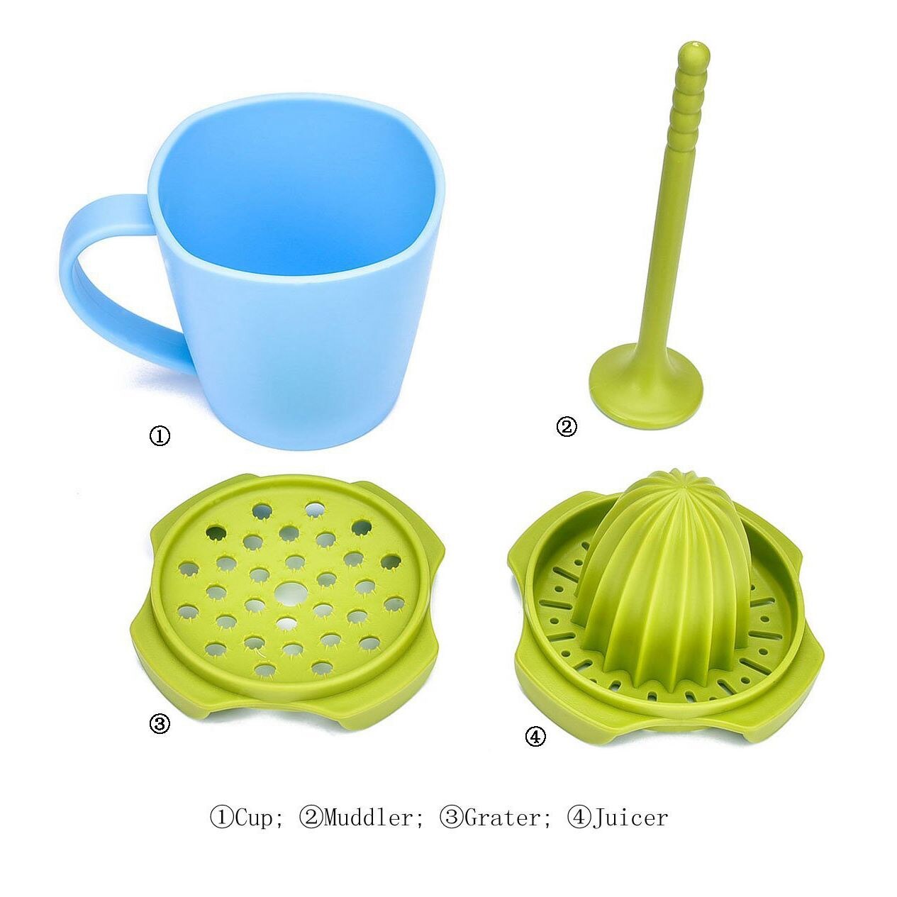 3 In 1 Multifunction Juicer Lemon & Lime Squeezer Citrus Fruit Juicer Grinder Hand Masher Manual Press Juicer Cup