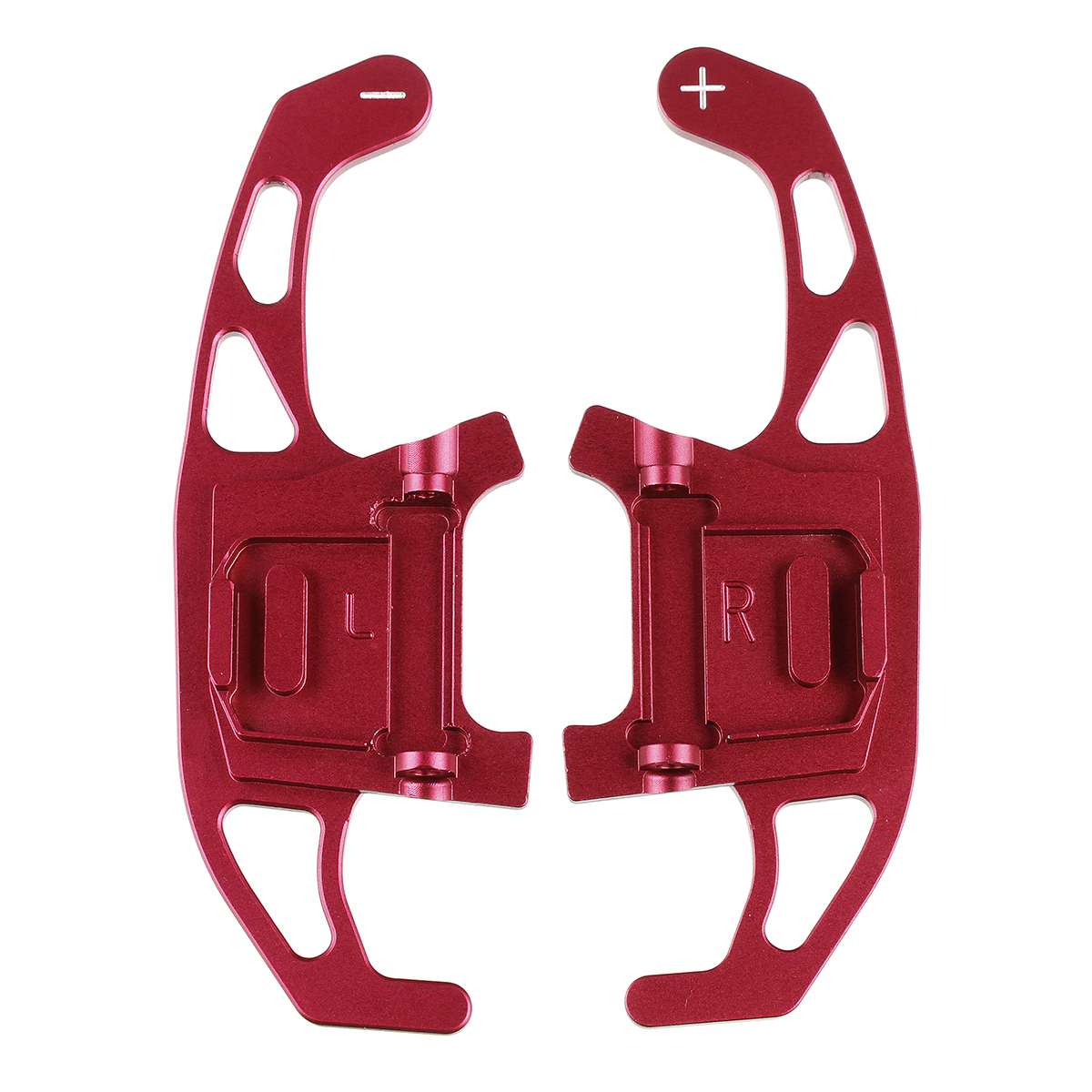 2Pcs Car Steering Wheel Paddle Shift Extend Shifter For VW GOLF GTI R GTD GTE MK7 7 For POLO GTI Scirocco -: Red