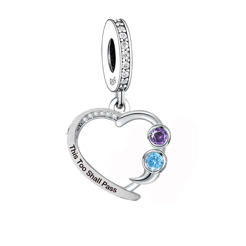 FC Jewelry – Bracelet à breloques Original en argent 925, gant de boxe, combat du Cancer du sein, perle de sensibilisation pour la fabrication de Berloque