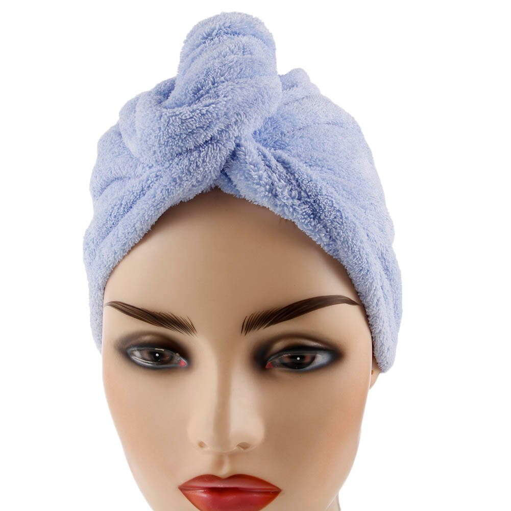 Schnelle Trockene Handtücher Mikrofaser Stoff Trockenes Haar Hütte Dusche Kappe Dame Turban Schlecht Handtuch Saugfähigen: BL