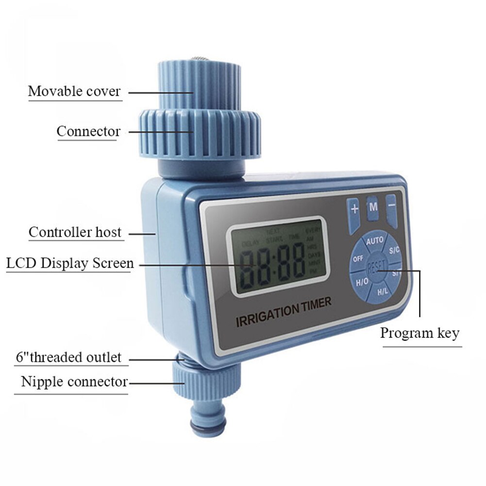 Irrigation Controller Water Program System Battery Operated Water Timer Irrigation Timer Controller System Lasting