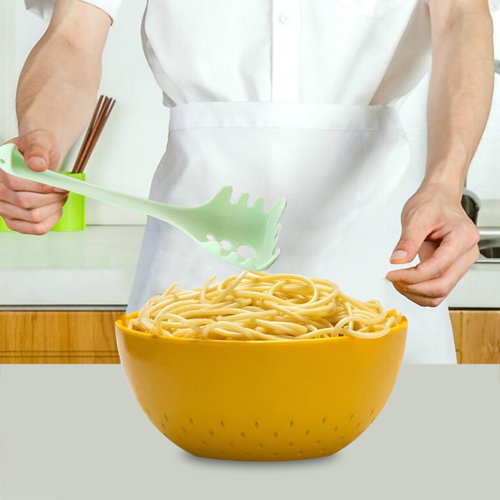 1 stk spaghettiskje pp multifunksjonell kjøkkenspatel kjøkkenutstyr servise middagsservice hjemmebruk