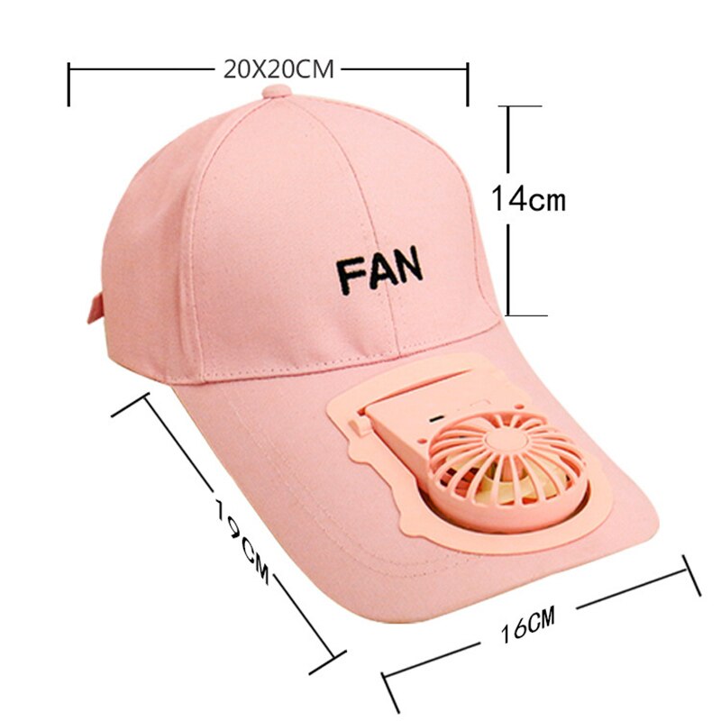 Casquette de chargement USB avec ventilateur nouveauté chapeau de golf de Baseball casquette à visière chapeau de soleil sur la casquette casquette à rabat avant casquette de chapeau avec ventilateur