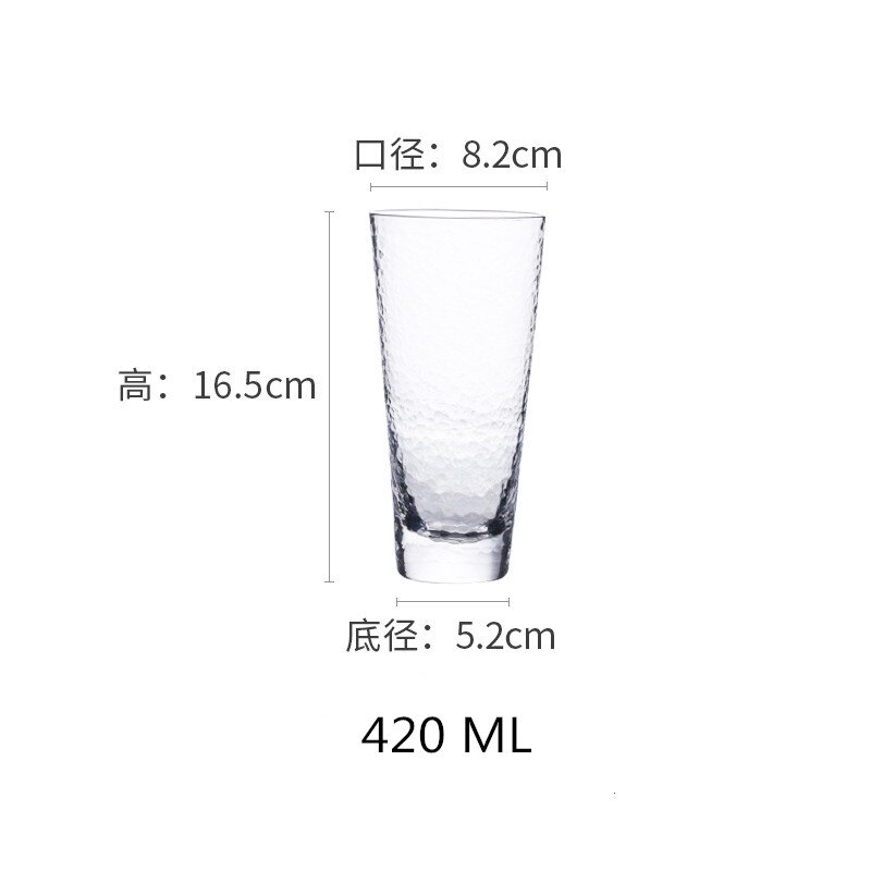 2 stk/parti 300ml klare glasskopper glassvarer drikkeglass til vann juice øl vin whisky og cocktailer isolerte tumblere