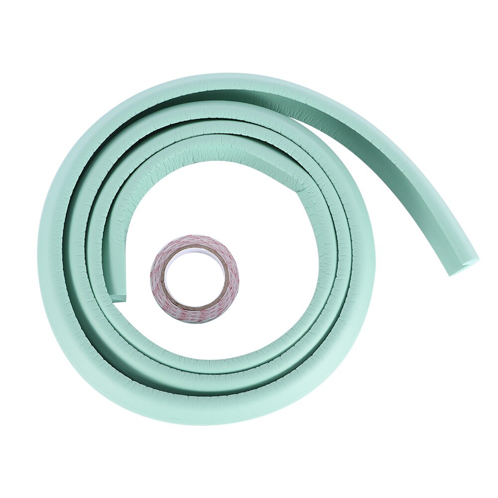 2m Safety Corner Protector Table Desk Edge Guard Soft Strip Children Safe Tape Furniture Corners Angle Protection Thicken: green
