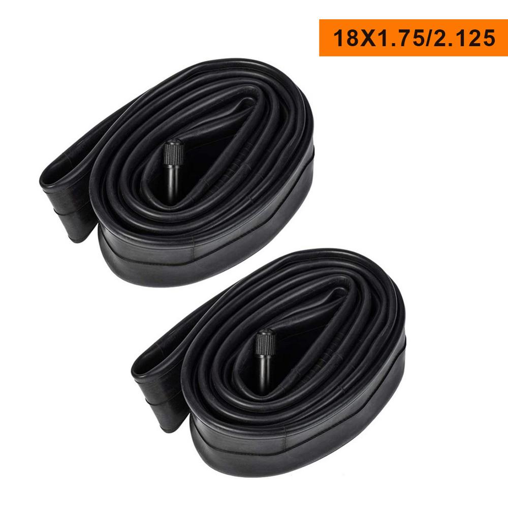 2 st cykel innerslang väg mtb cykel interiör däck slang med 16 " /18 " /20 " /24 " /26 " x1.75 tub cykel tillbehör