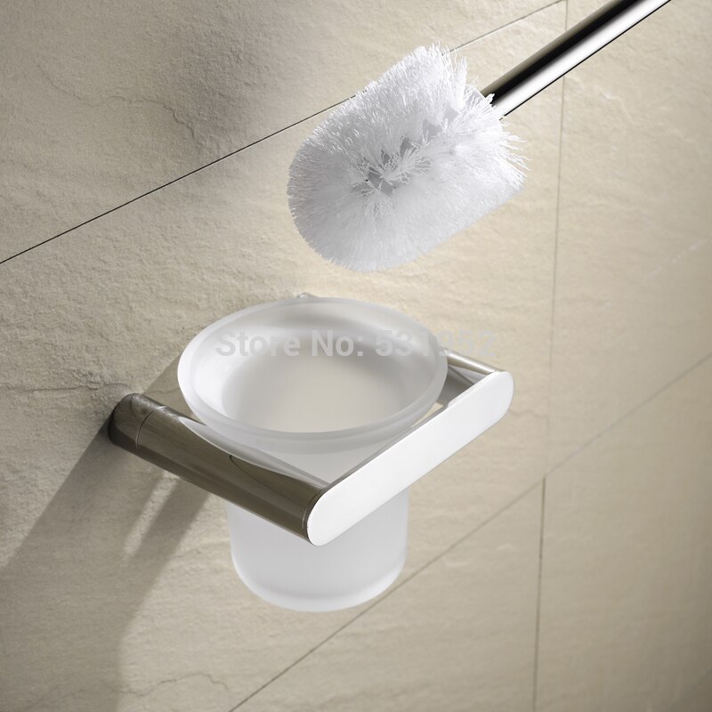 Ovalt badeværelsestilbehør vægmonteret håndklædering håndklædeholder køkken hardware papirholder toiletbørsteholder håndklædering