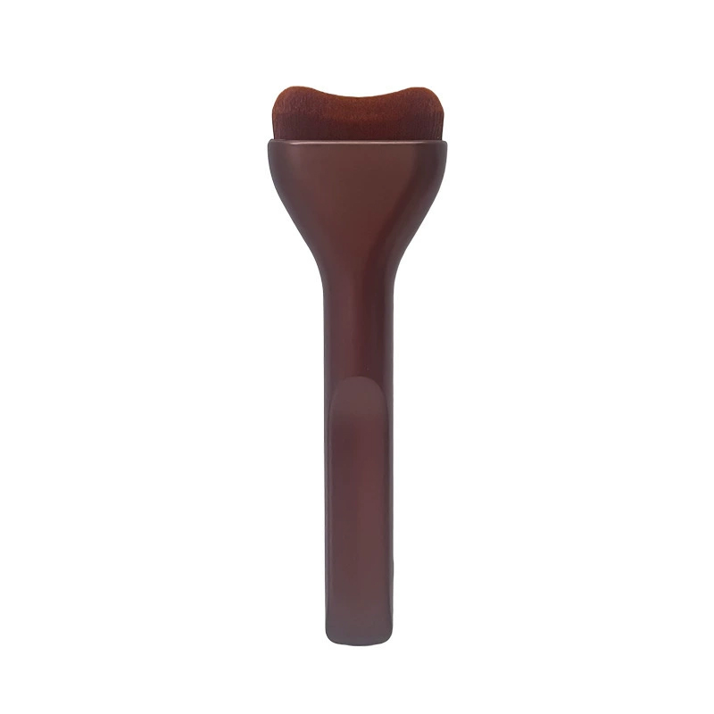 Foundation Makeup Brushes Set Ultra Thin Top Mask Brush For Liquid Cream Cosmetics Beauty Tool: Red